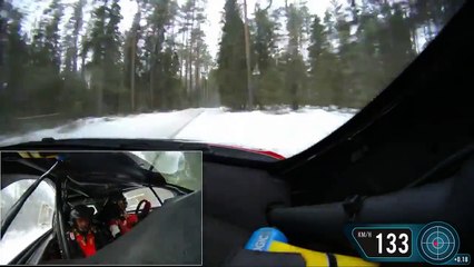 Crash during a rally Rally Sarma