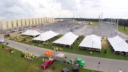 Inside view of  Google data center