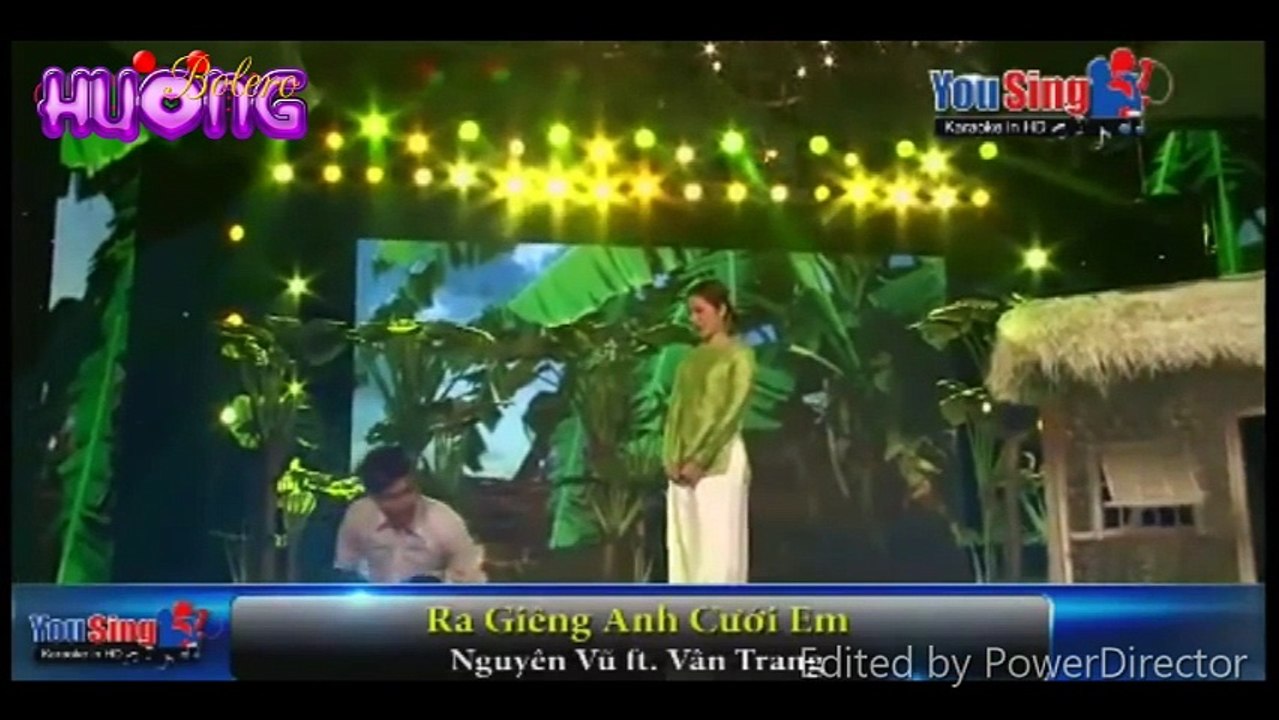 [Karaoke] Ra Giêng Anh Cưới Em_Song ca với Huong Bolero