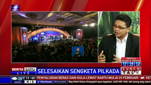 Lunch Talk: Selesaikan Sengketa Pilkada #2