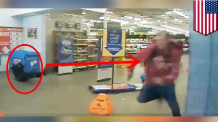 무장강도, 월마트 급습한 경찰의 총에 맞고 사망