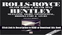 Books R-R Silver Spirit 2nd Edition: Rolls-Royce Silver Spirit   Silvre Spur Bentley