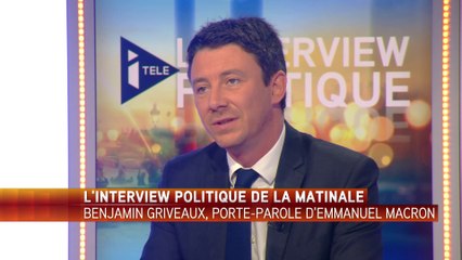 Benjamin Griveaux, porte-parole d'Emmanuel Macron