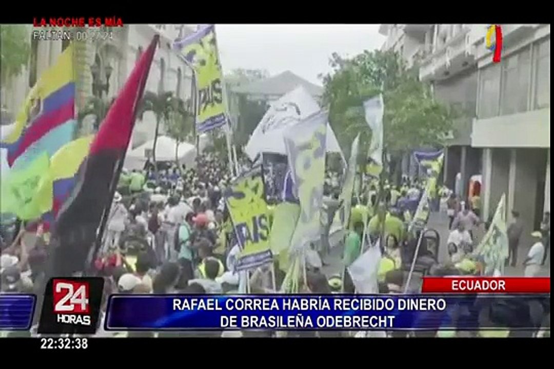 Ecuador: Rafael Correa habría recibido dinero de brasileña Odebrecht