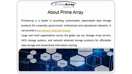 Top Network Attached Storage: PrimeArray