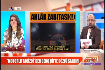"Motorlu Tacizci" ahlak zabıtalığına soyundu