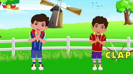 Clap Your Hands - Animation English Nursery rhyme for children with Lyrics - Vir & Imli - Wowkidzjr-0ItScf4Qj90