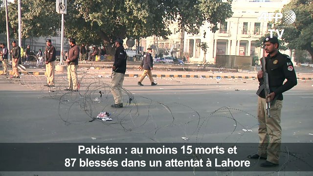 Pakistan : attentat à Lahore, au moins 15 morts et 87 blessés