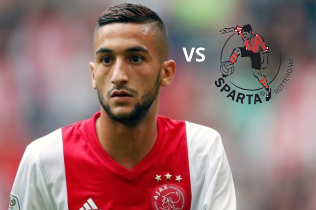 Hakim Ziyech vs Sparta Rotterdam 16/17 (H) [11.2.2017]