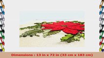 Winter Table Runner  Exquisite 3D Christmas Table Runner with WovenIn Sparking Golden 27a6daf8