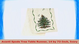 Avanti Spode Tree Table Runner 14 by 72Inch Ivory 7b43409a