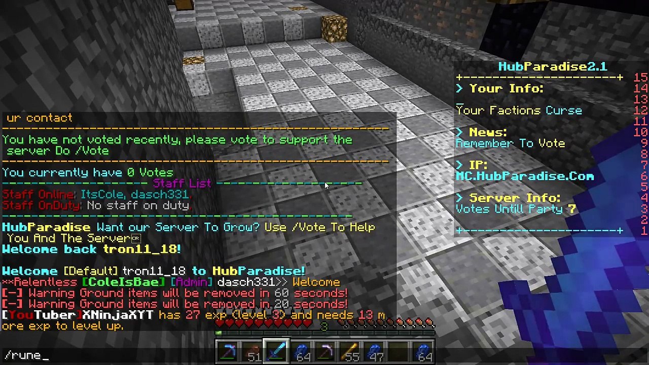 Minecraft HubParadise Ep 36