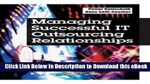 EPUB Download Managing Successful It Outsourcing Relationships Kindle