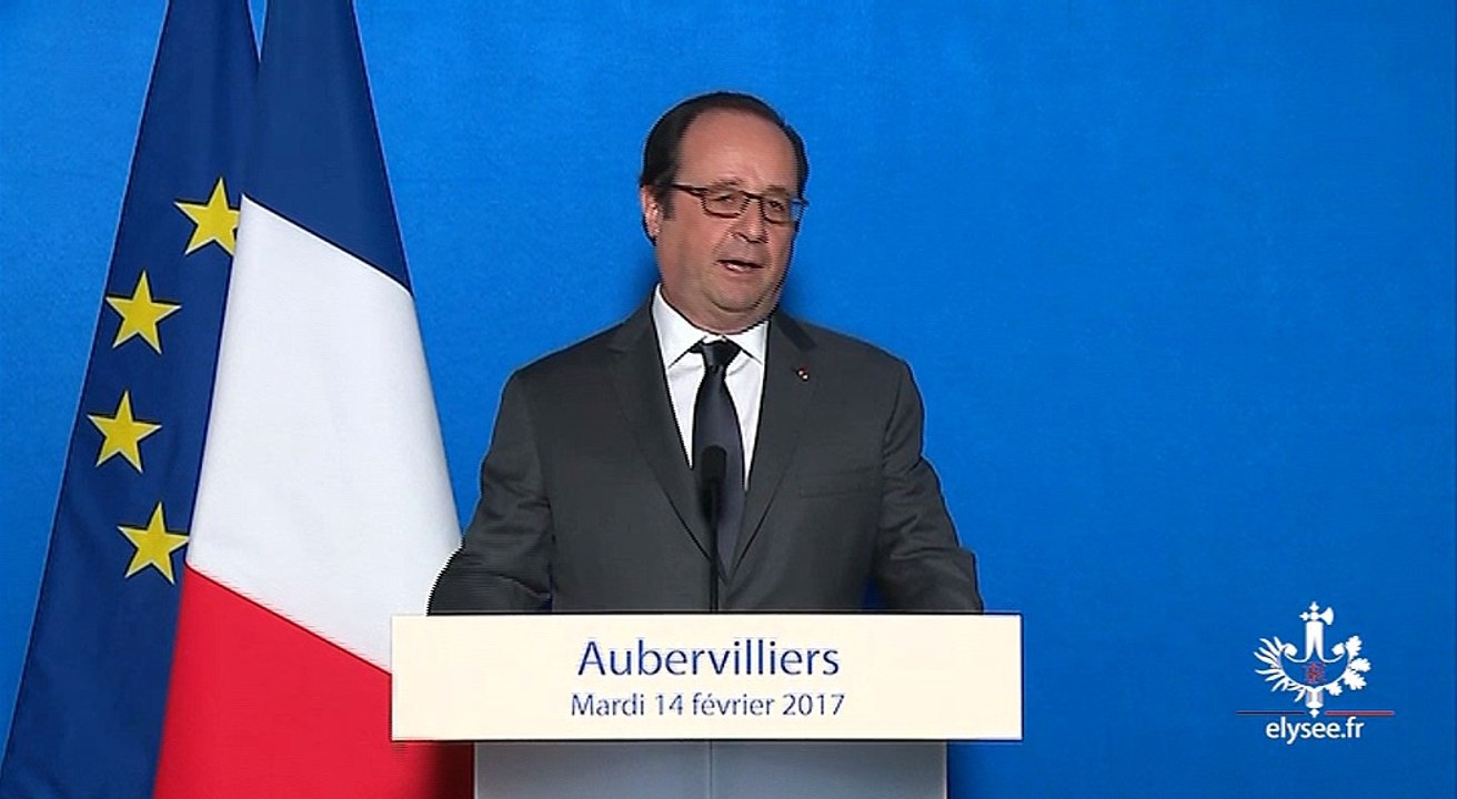 "La Seine-Saint-Denis est un département où des chances existent et nous devons faire en sorte qu'elles puissent être saisies" François Hollande à Aubervilliers