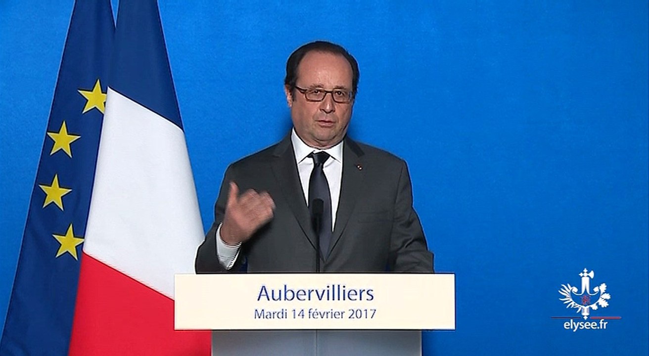 "Il n'y a pas de vie en commun s'il n'y a pas de respect" François Hollande à Aubervilliers