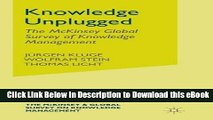 [Read Book] Knowledge Unplugged: The McKinsey Global Survey of Knowledge Management Mobi