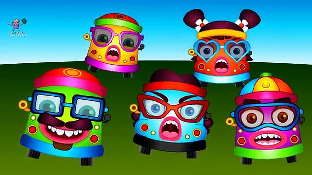 Wheels On The Bus Cartoons Singing Finger Family Children Nursery Rhymes for Kids and Babies