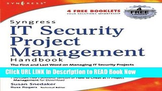 [Popular Books] Syngress IT Security Project Management Handbook Full Online