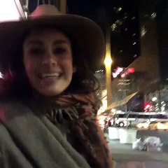 "I finally made it to new york city"