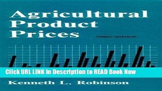 [Popular Books] Agricultural Product Prices FULL eBook