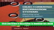 [Read Book] Object-Oriented Information Systems: Planning and Implementation (Wiley Professional