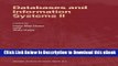 DOWNLOAD Databases and Information Systems II: Fifth International Baltic Conference, Baltic DB IS