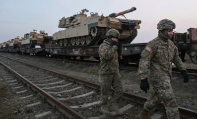 Rusya'yı Çıldırtacak Görüntü! ABD Tankları Karadeniz Kıyısındaki Hava Üssünde