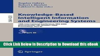 [Read Book] Knowledge-Based Intelligent Information and Engineering Systems: 10th International