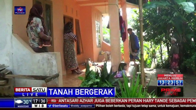 Puluhan Rumah di Tasik Alami Keretakan Akibat Tanah Bergerak