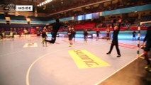 En image l'inside de PSG Handball - Silkeborg en ligue des champions