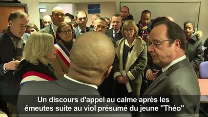 Affaire Théo: Hollande appelle au respect de chacun
