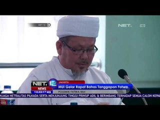 MUI Gelar Rapat Bahas Tanggapan Fatwa - NET 12