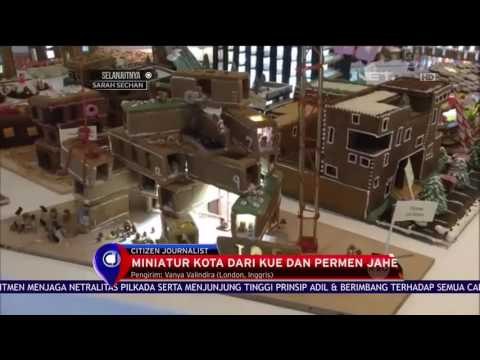 Miniatur Kota dari Kue dan Permen Jahe - NET 12