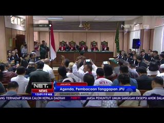 Agenda, Pembacaan Tanggapan JPU - NET 12