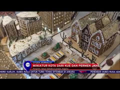 Miniatur Kota dari Kue dan Permen Jahe - NET5