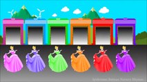 APRENDER los COLORES Para los Niños de Play Doh Disney Princesa Cenicienta, Rapunzel Elena Mulan Vivero Rhy