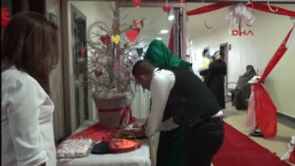 Erzurum Sevgililer Gününde 40 Çift 'Evet' Dedi