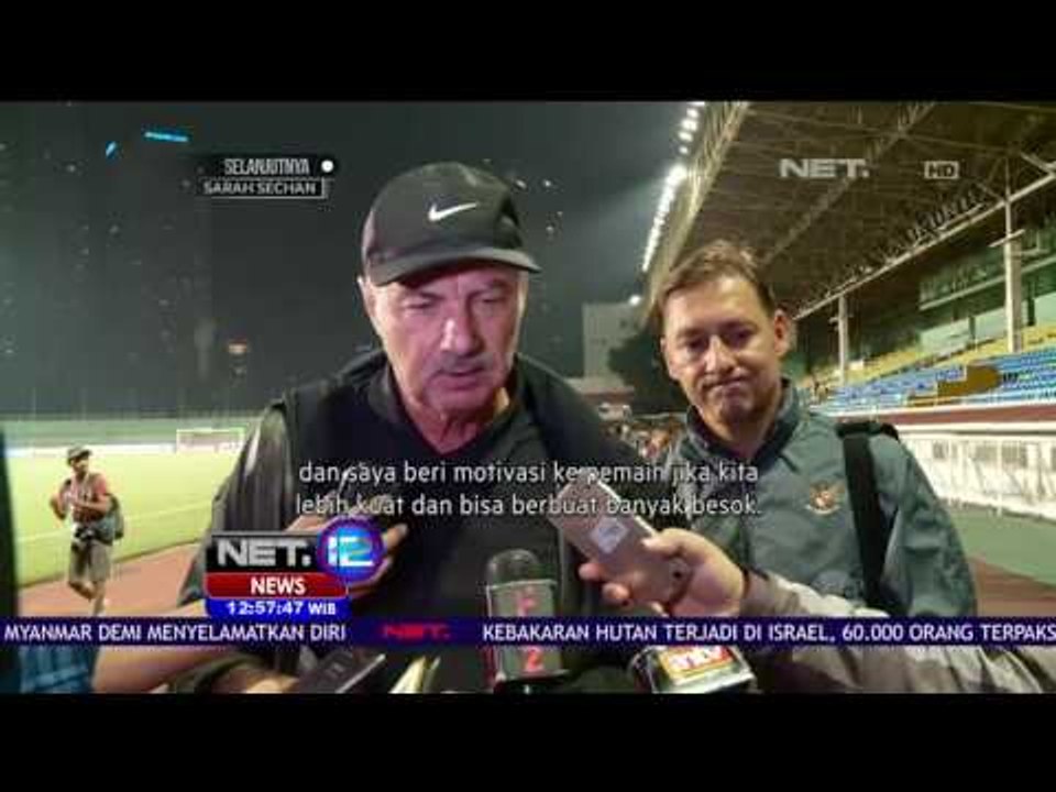 Persiapan Timnas Hadapi Singapura - NET 12