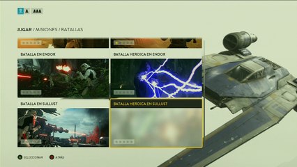 Star Wars Battlefront, Gameplay 6 , Batalla Heroica en Endor con Luke Skywalker