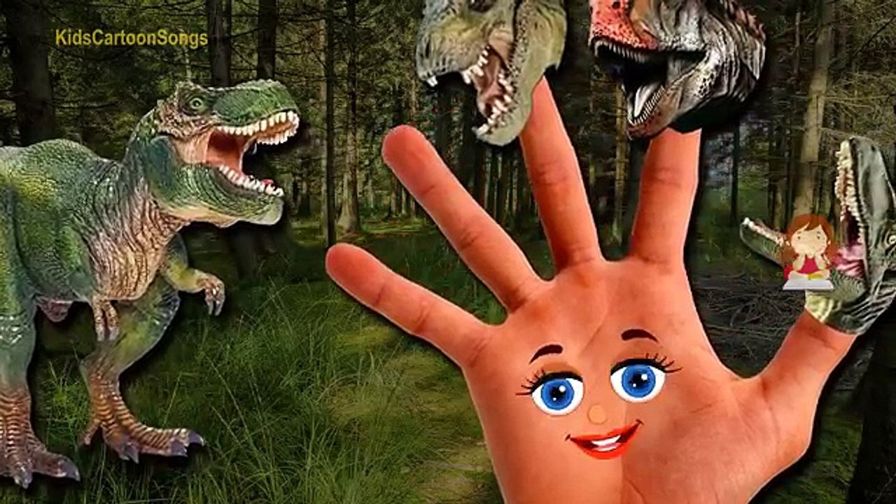 Dinosaurs Finger Family - Dinosaurs Cartoons for Children - Daddy Finger Dinosaurs for Kids