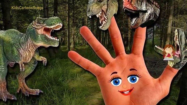 Dinosaurs Finger Family - Dinosaurs Cartoons for Children - Daddy Finger Dinosaurs for Kids