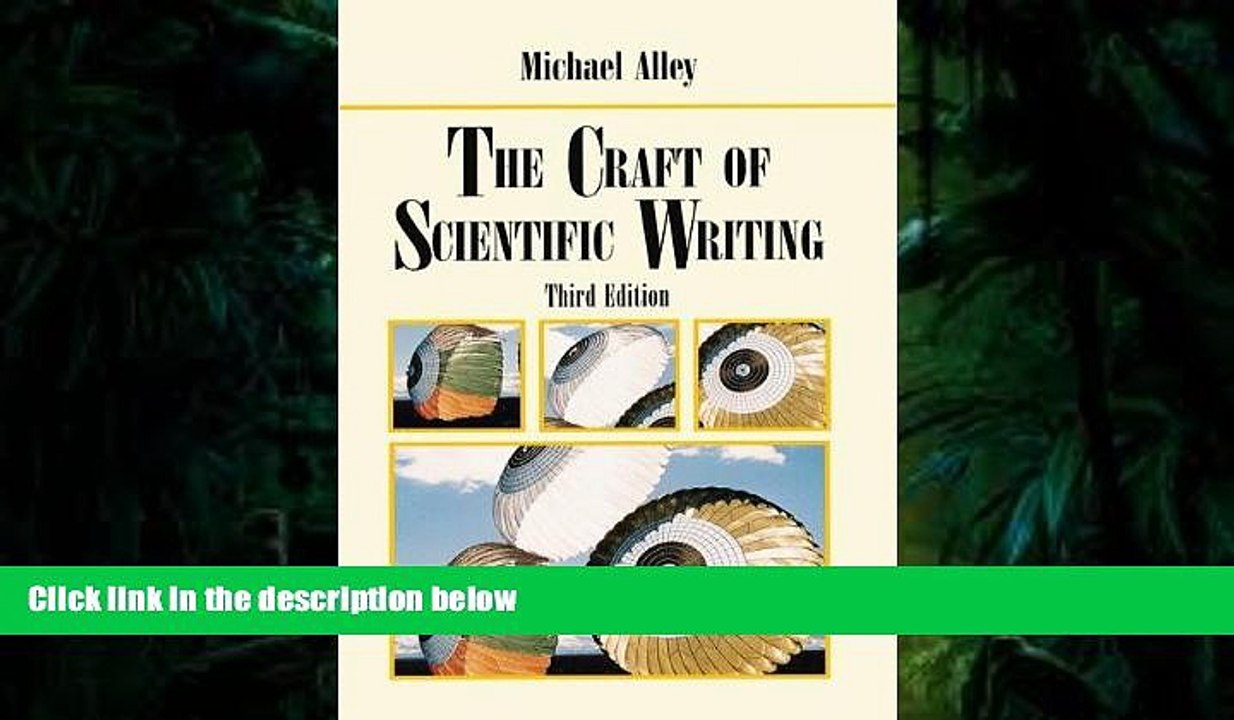 Audiobook  The Craft of Scientific Writing, 3rd Edition Pre Order