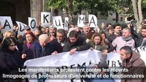 Istanbul : manifestation de soutien aux professeurs limogés