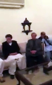 Imran Khan visits Capt Mubeen Ahmed's House for Condolence