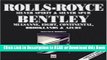 Read Book R-R Silver Spirit 2nd Edition: Rolls-Royce Silver Spirit   Silvre Spur Bentley