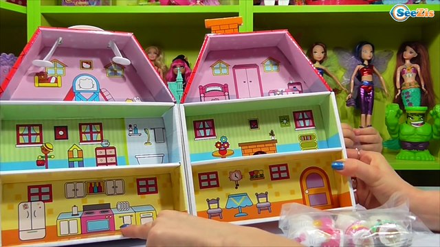 ✔Hello Kitty. Ярослава распаковывает домик для Хелло Китти / Unboxing toys / Video for kids ✔