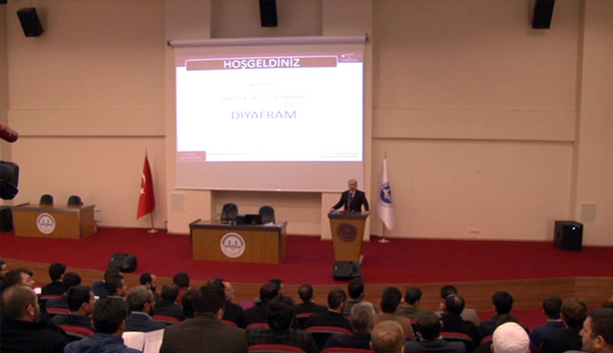 DİNİ YÜKSEK İHTİSAS MERKEZİ'NDE , İMAMHATİPLERE DİYAFRAM EĞİTİMİ VERİLDİ.
