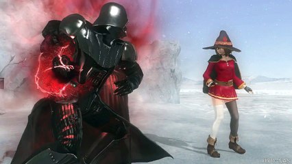 【DOA5LR Ryona】ダースベイダーにボコられるめぐみん リョナ konosuba megumin MOD【このすば vs StarWars】
