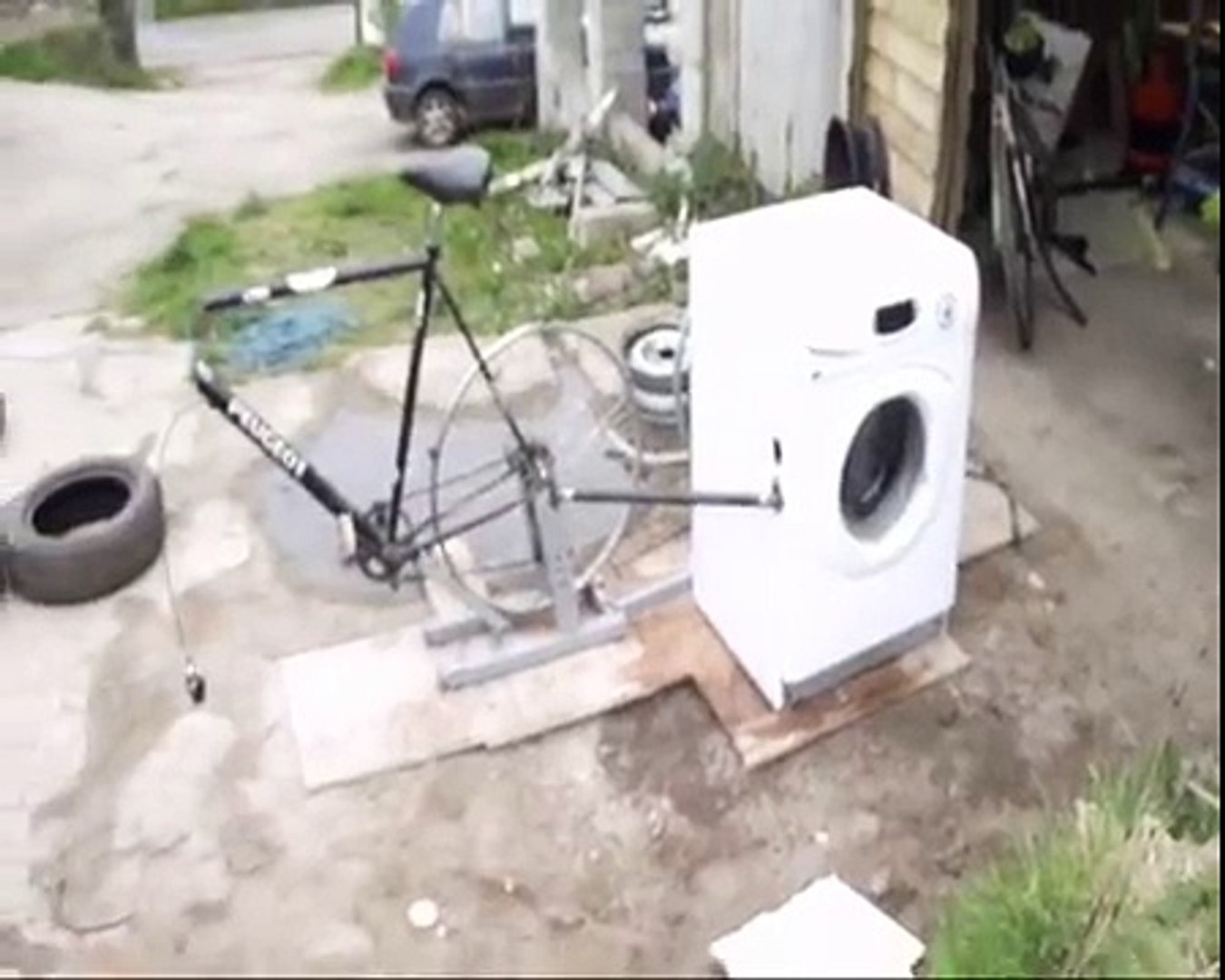 Découvrez le vélo machine à laver fait maison - Vidéo Dailymotion
