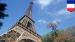Menara Eiffel kini dilapisi dinding kaca anti peluru - Tomonews